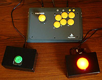 Switch adapted Namco Arcade Stick from OneSwitch.