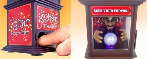 Switch Adapted Zoltar Fortune Teller.