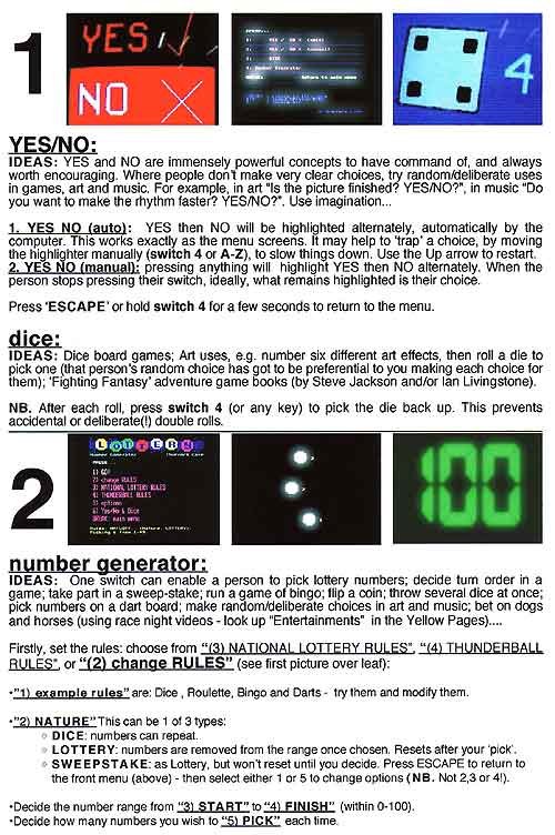 Switch Accessible Yes/No selector and Number Generator - (page 3 of 5).