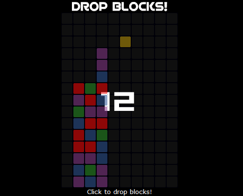 Image of one switch game Drop Blocks! by William Pilgrim.