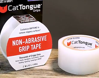 Cat Tongue rubberised tape.