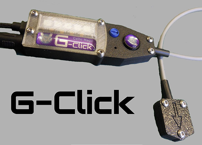 G-Click gyro ultra sensitive accessibility switch.