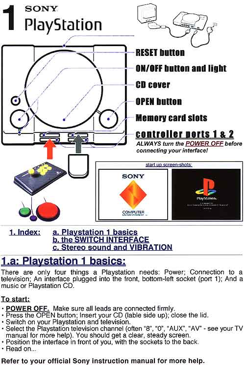 1. Playstation Basics (page 1 of 16)