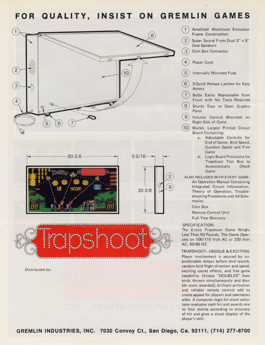 Technical basics for Trapshoot.