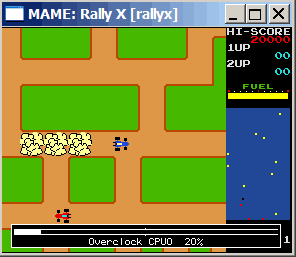 Rally-X (c) 1980 Namco