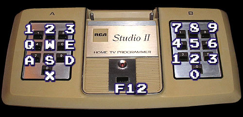 RCA Studio II: Emulator Controls