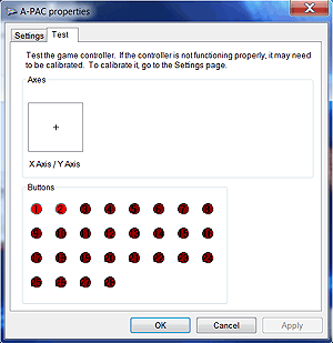 Image of Joystick Properties window.