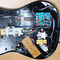 2. The Guitar's guts.