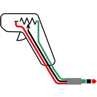 3. Scalextric Hand Controller Diagram.
