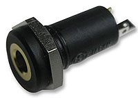 Farnell 3.5mm mono switch socket. Ideal for DIY switch accessible projects.